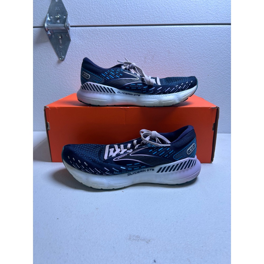 Brooks Glycerin GTS 20 Peacoat Ocean Pastel Lilac Size 9 #3030